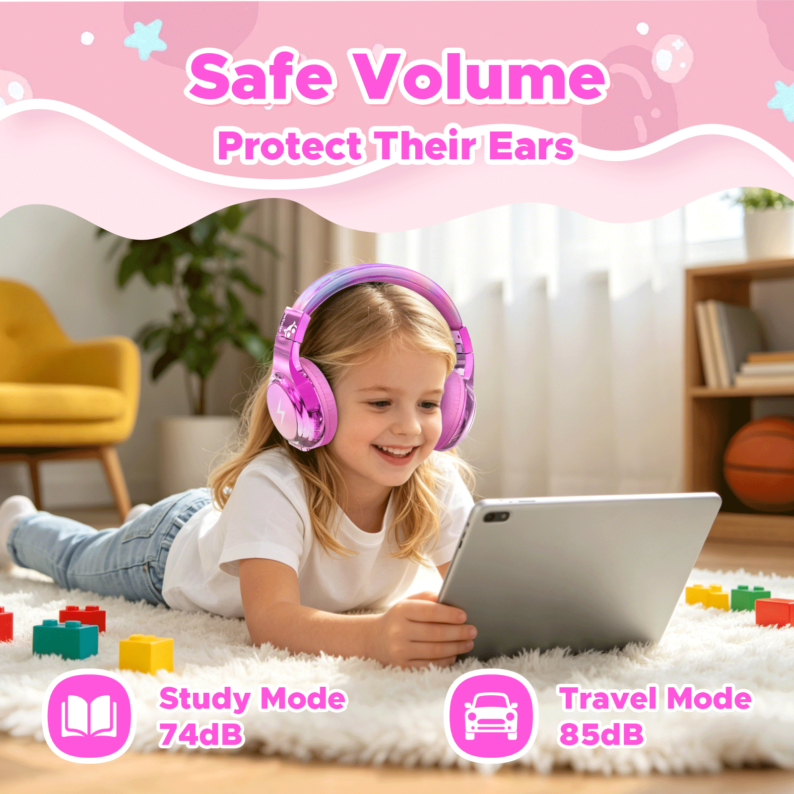 Owliwise Kids Bluetooth Headphones 丨Bolt series-thumbmail-8