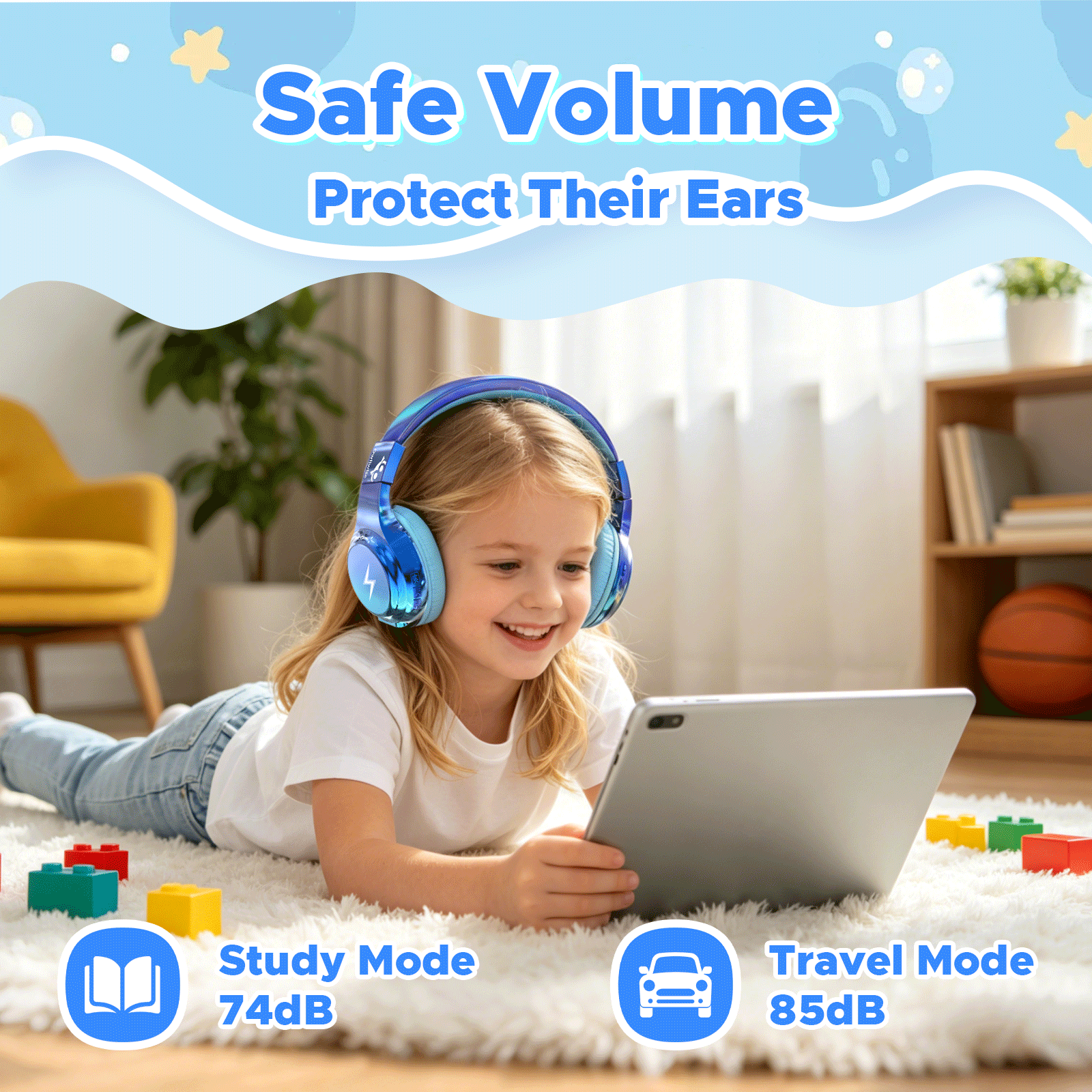 Owliwise Kids Bluetooth Headphones 丨Bolt series-thumbmail-13