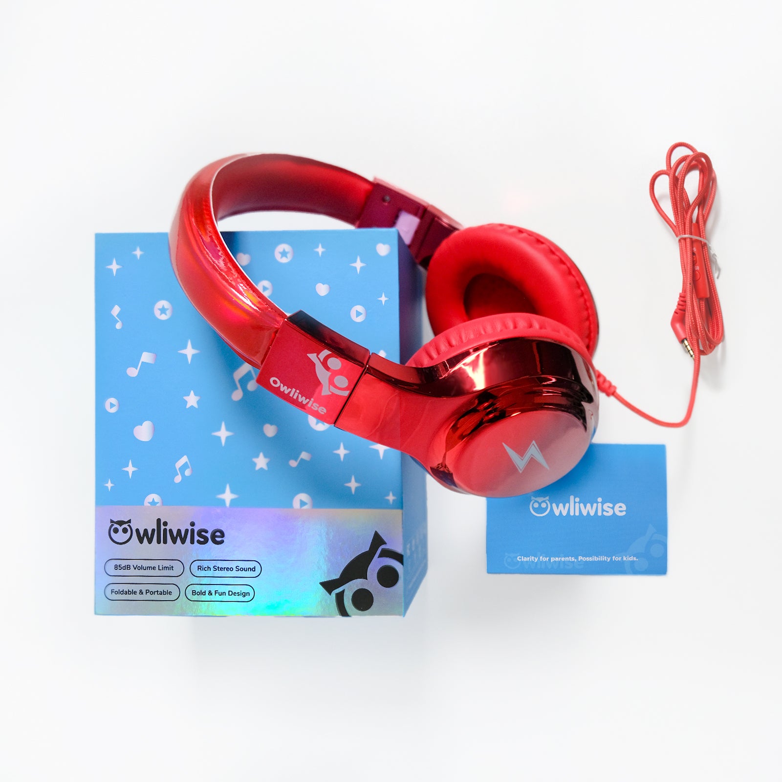 Owliwise Kids Wired Headphones 丨Bolt series-thumbmail-14
