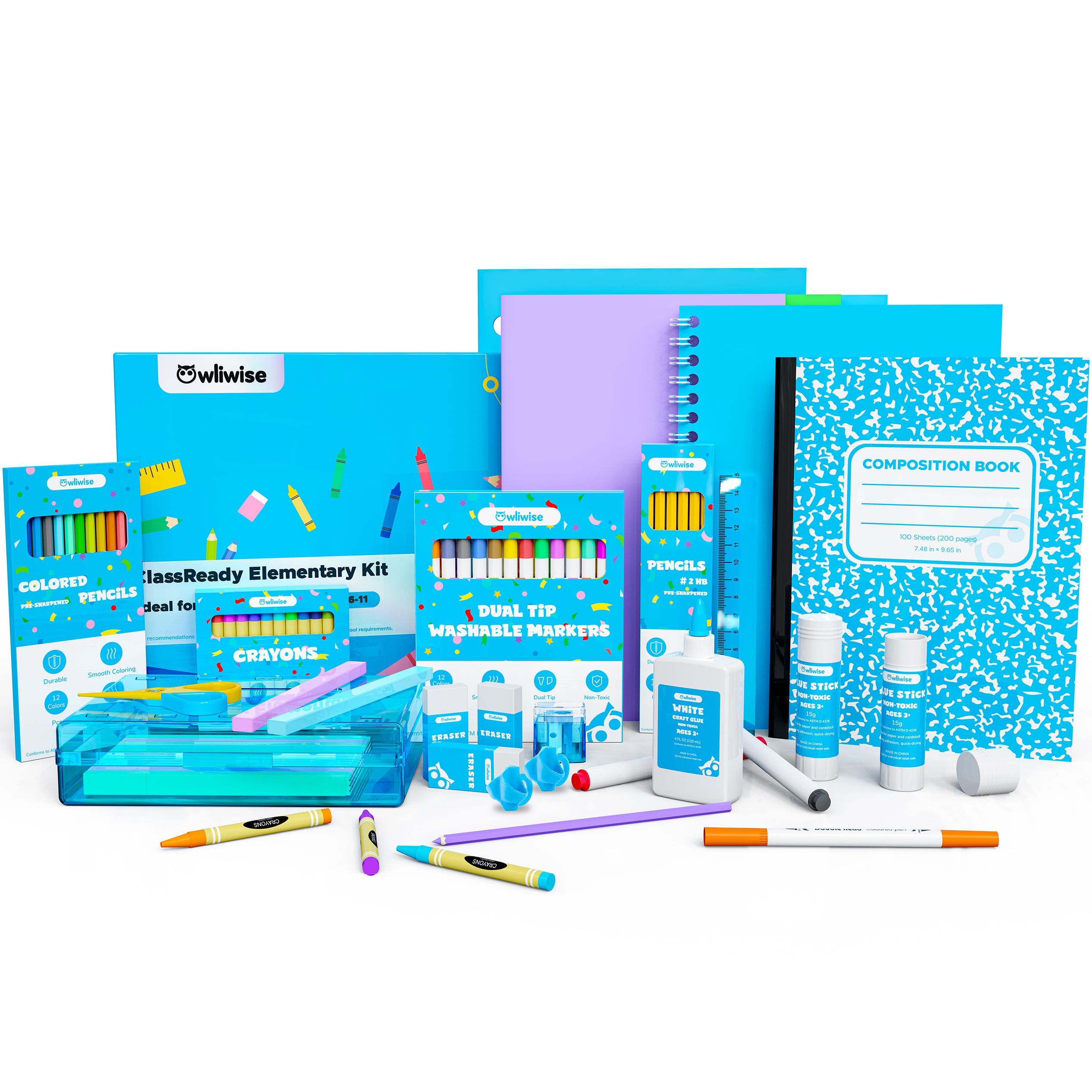 Owliwise School Supplies Kit丨Classready Kits