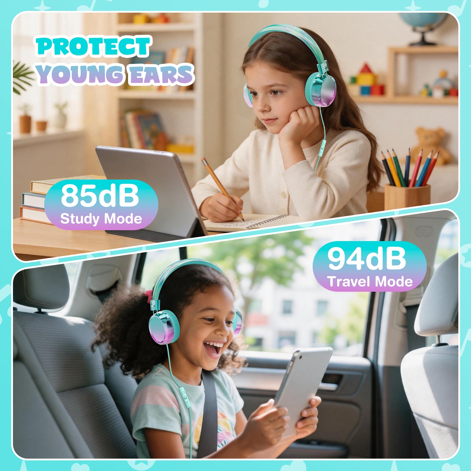 Owliwise Kids Wired Headphones 丨Aura series-thumbmail-13