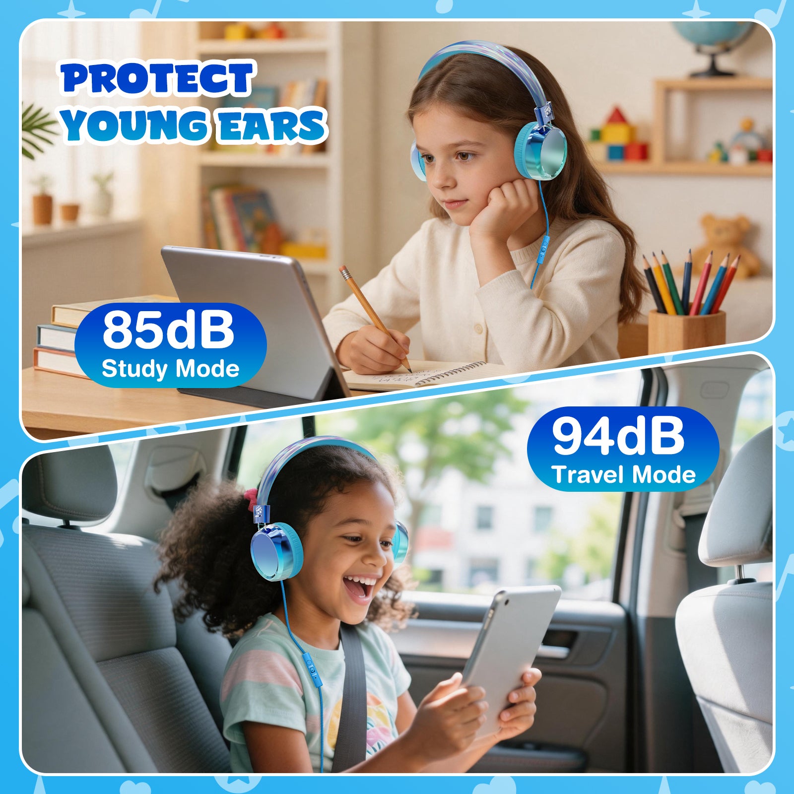 Owliwise Kids Wired Headphones 丨Aura series-thumbmail-8