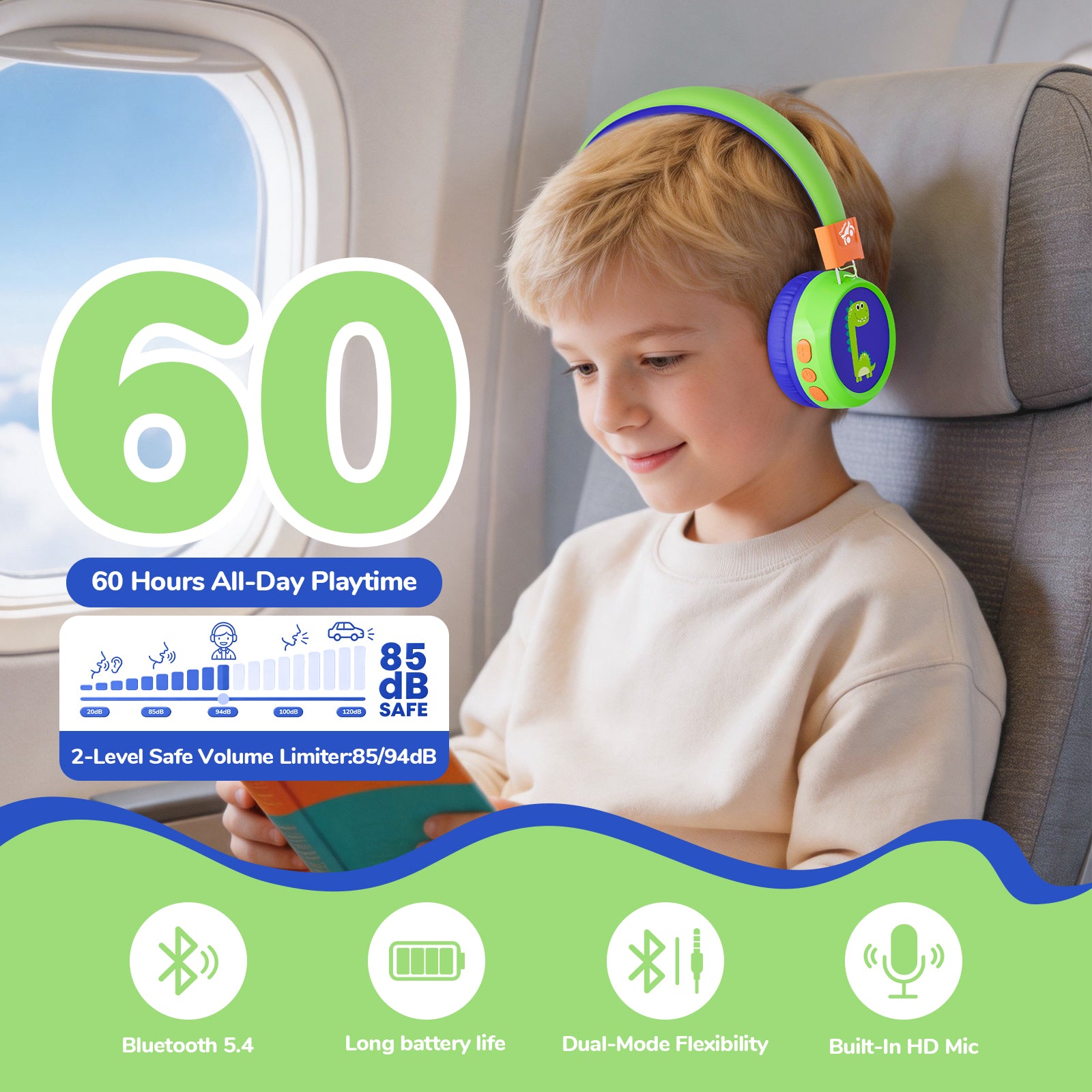 Owliwise Kids Bluetooth Headphones 丨Flare series-thumbmail-12