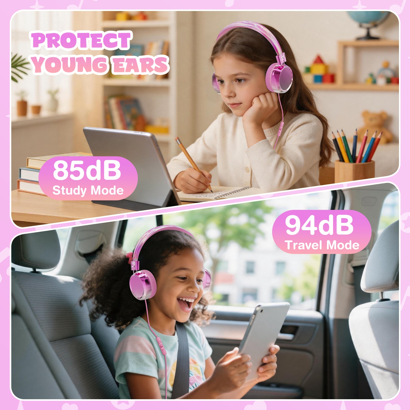 Owliwise Kids Wired Headphones 丨Aura series-thumbmail-3