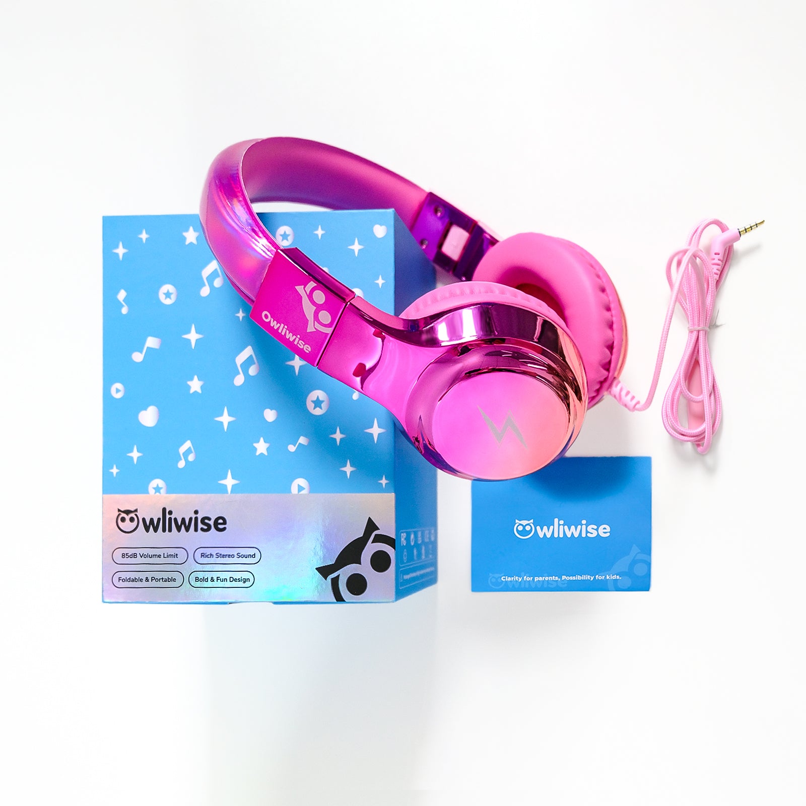 Owliwise Kids Wired Headphones 丨Bolt series-thumbmail-2