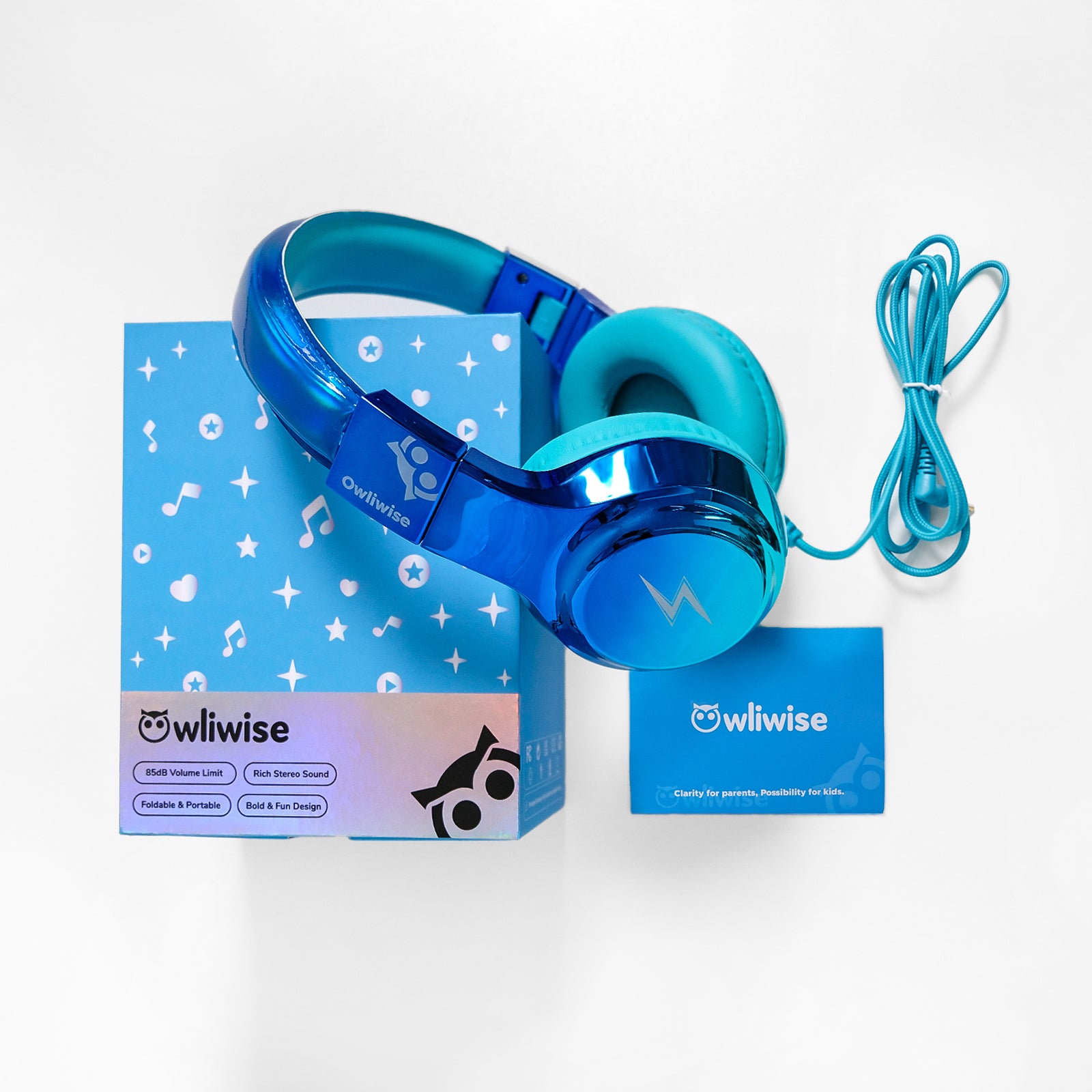 Owliwise Kids Wired Headphones 丨Bolt series-thumbmail-10