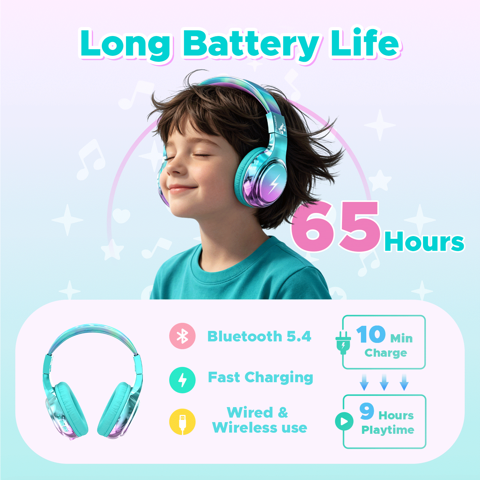 Owliwise Kids Bluetooth Headphones 丨Bolt series-thumbmail-4
