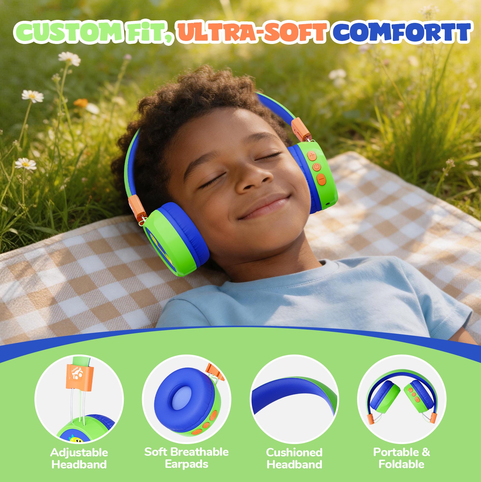 Owliwise Kids Bluetooth Headphones 丨Flare series-thumbmail-13