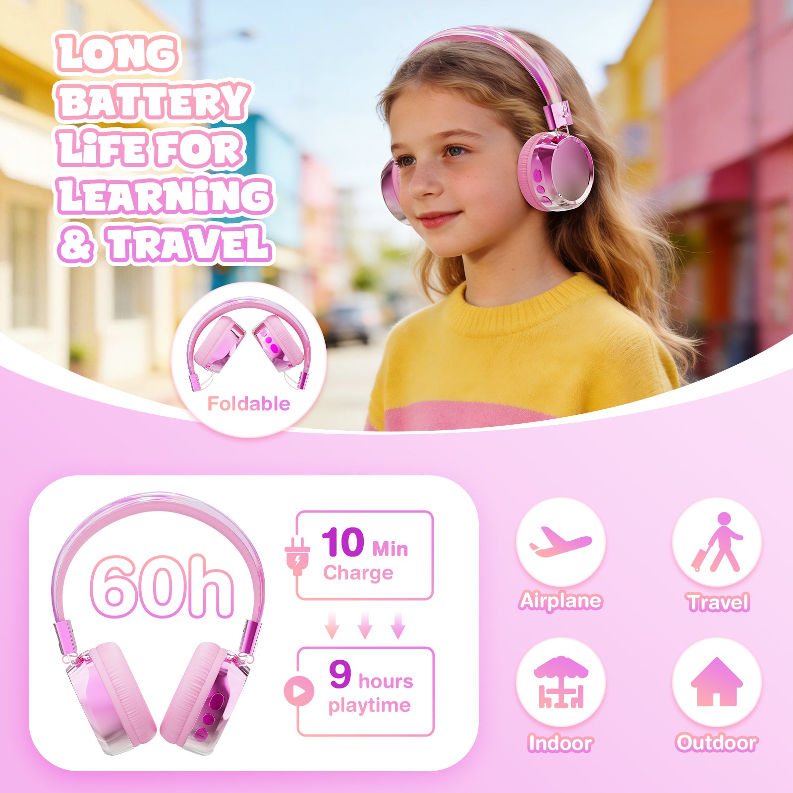 Owliwise Kids Bluetooth Headphones 丨Aura series-thumbmail-7