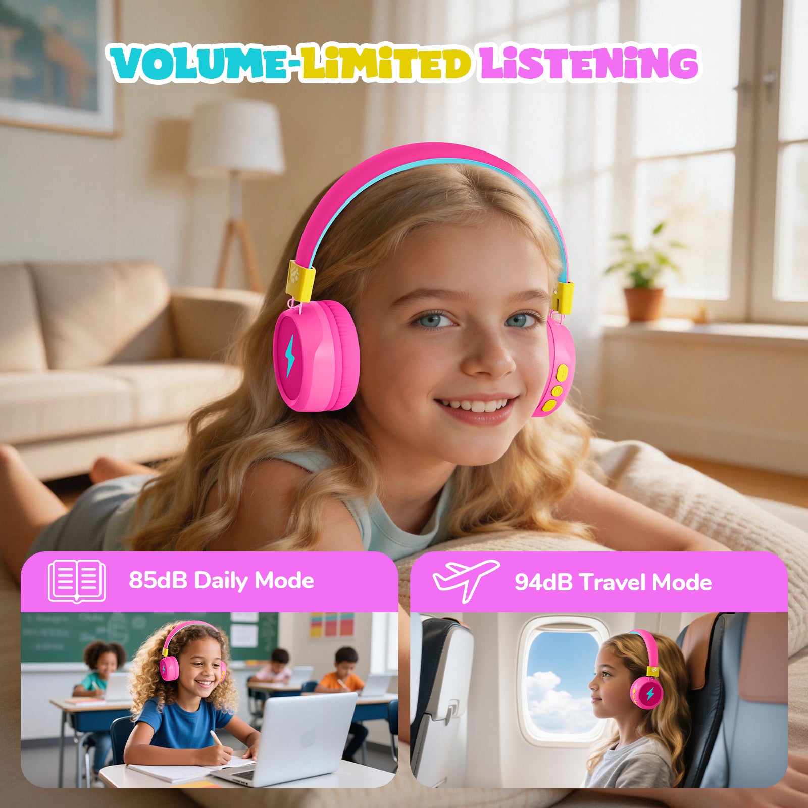 Owliwise Kids Bluetooth Headphones 丨Flare series-thumbmail-9