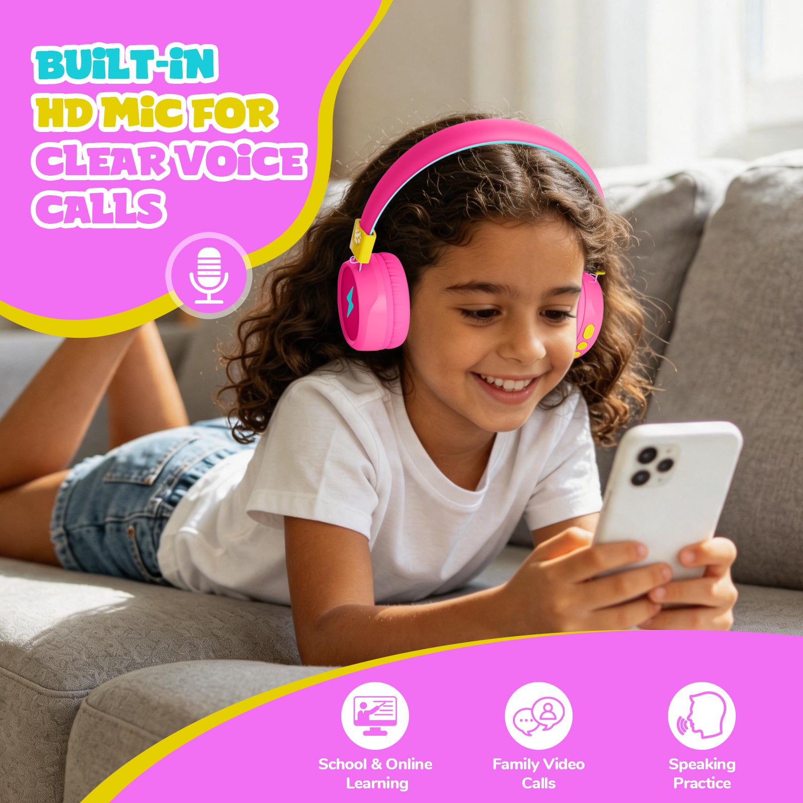 Owliwise Kids Bluetooth Headphones 丨Flare series-thumbmail-10